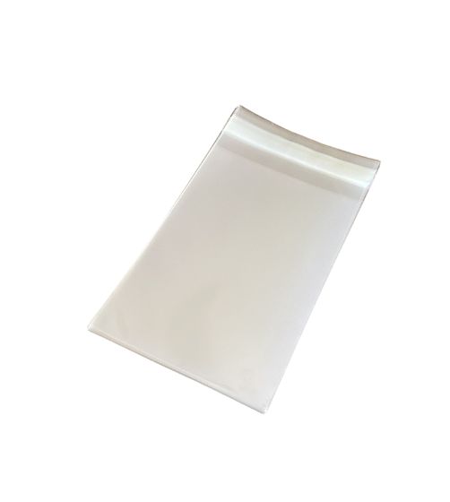 Crystal Clear Cookie Bags 4 1/4" x 6 1/8" with self-sealing flap