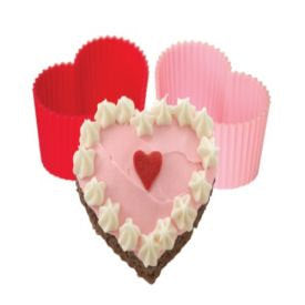 Silicone Heart Cupcake Molds