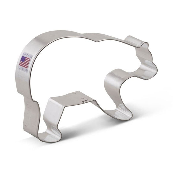 Grizzly Bear Cookie Cutter measures 5 1/4"