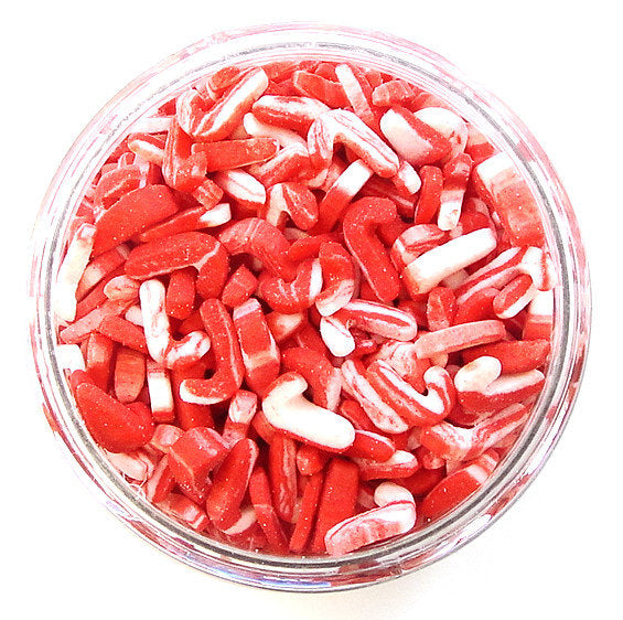 Peppermint Flavored Candy Cane Sprinkles