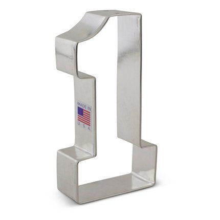 Large Number 1 Cookie Cutter