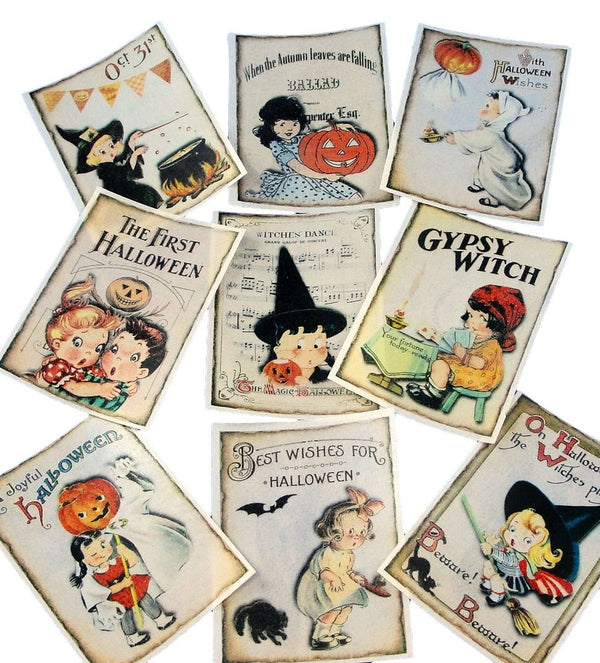 Edible Vintage Halloween Wafer Paper-Make adorable halloween cookies!