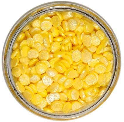 Yellow Pearl Confetti - Bulk