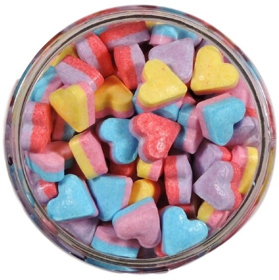 Two Tone Candy Heart Sprinkles - Bulk