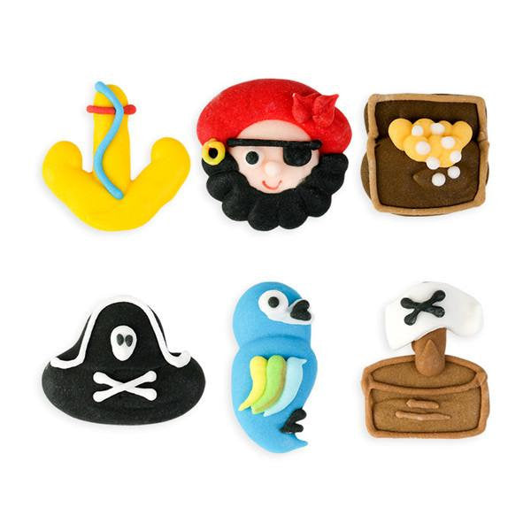 Pirate Assorted Royal Icing Decorations