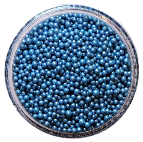 Mini Blue Pearl Beads