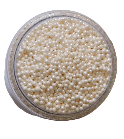 Mini White Pearl Beads