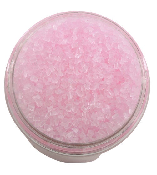 Pastel Pink Sugar Crystals
