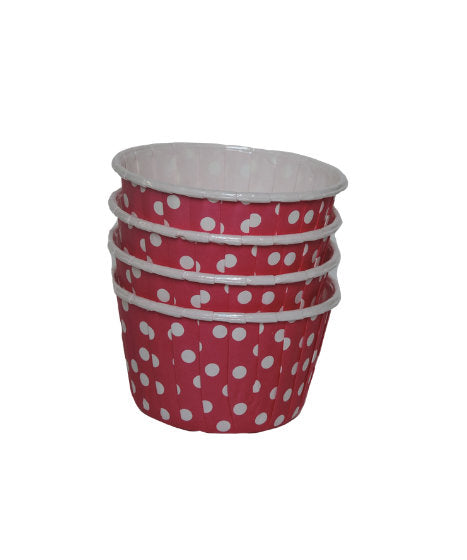 Hot Pink with White Dots Candy Nut Cups are perfect for filling with candy, nuts or other snacks