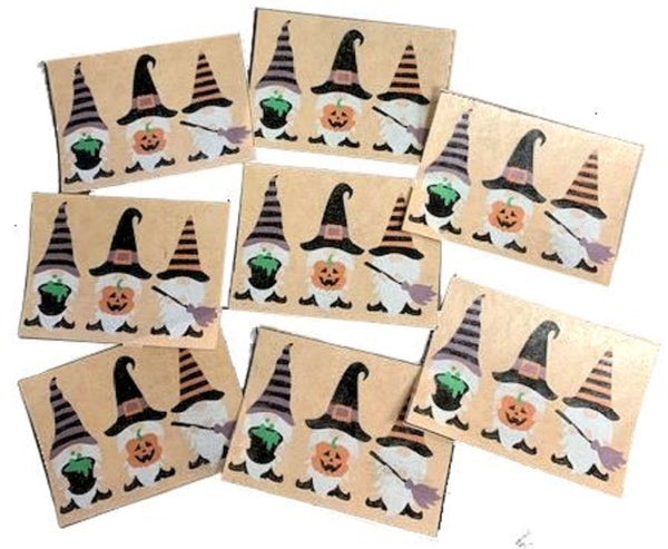 Halloween Gnomes Wafer Paper-Make adorable halloween cookies!