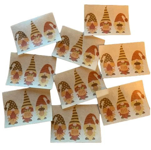 Fall Gnomes Wafer Paper-Make adorable Thanksgiving cookies!