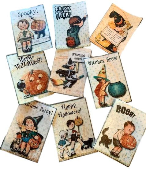 Edible Vintage Halloween Wafer Paper Set 3-Make adorable halloween cookies!