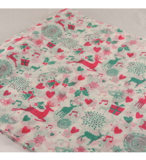 Christmas Reindeer Wax Paper Sheets