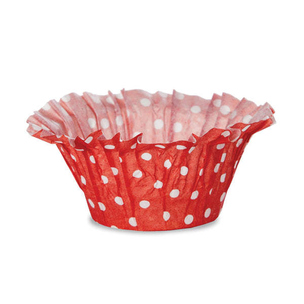 Red Dot Muffin Basket