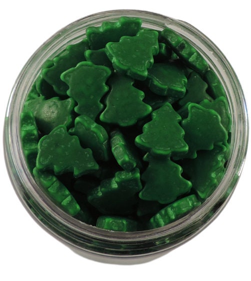 Green Tree Candy Sprinkles - Bulk