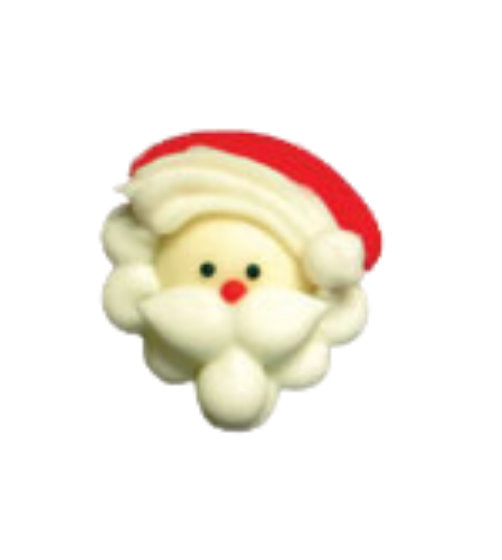 Mini Royal Icing Santa Face