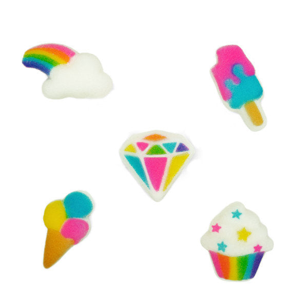 Rainbow Party Charms Assortment