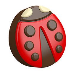 Ladybug Oreo Cookie Mold-Make your own chocolate covered Oreos with the 6 Cavity Ladybug Cookie Mold.
