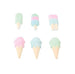 Ice Cream Truck Assorted Edible Sugar Dec Ons-These are perfect for summer cookies, on top of ice cream or brownies.