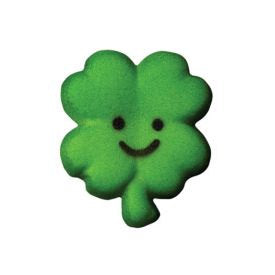 Happy Face Shamrock Sugar Dec-Ons look adorable on your St Patty's Day cupcakes, brownies, and cakes.