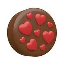 Lots of Love Oreo Cookie Mold- Make your own chocolate covered Oreos with the 6 Cavity Lots of Love Cookie Mold.