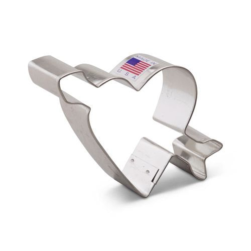 Heart with Arrow Cookie Cutter -  New