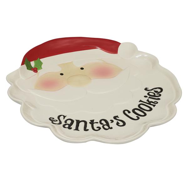 Santa's Cookies Cookie Plate