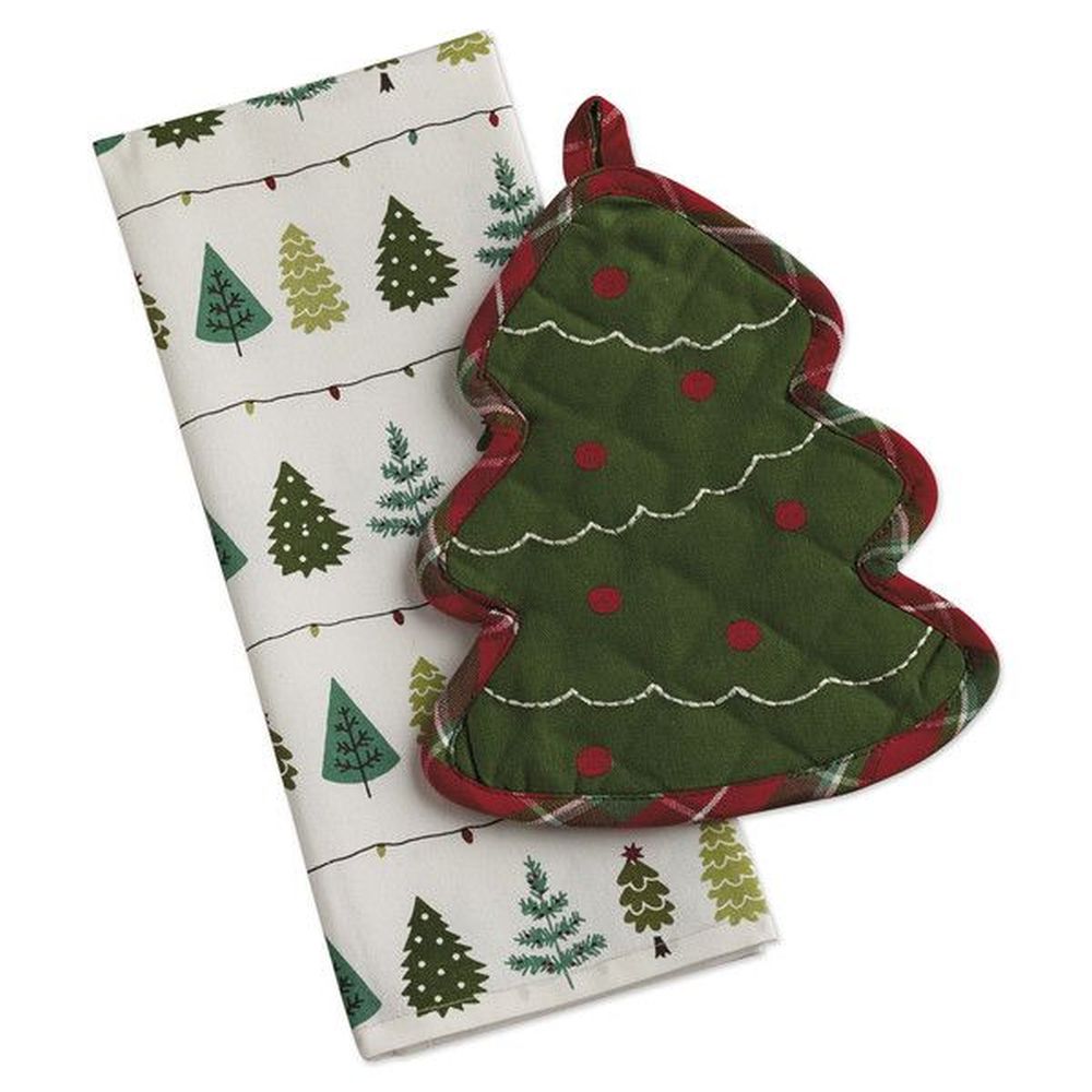 Tree Farm Potholder Gift Set