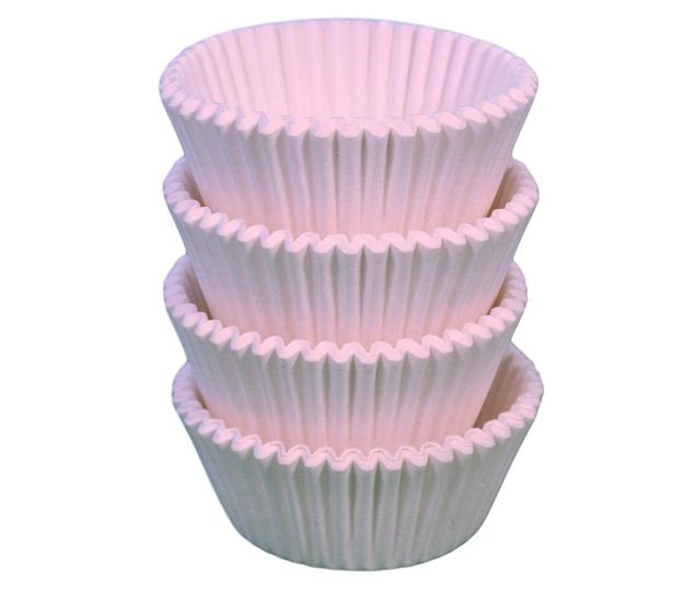 White Baking Cups - Standard Size