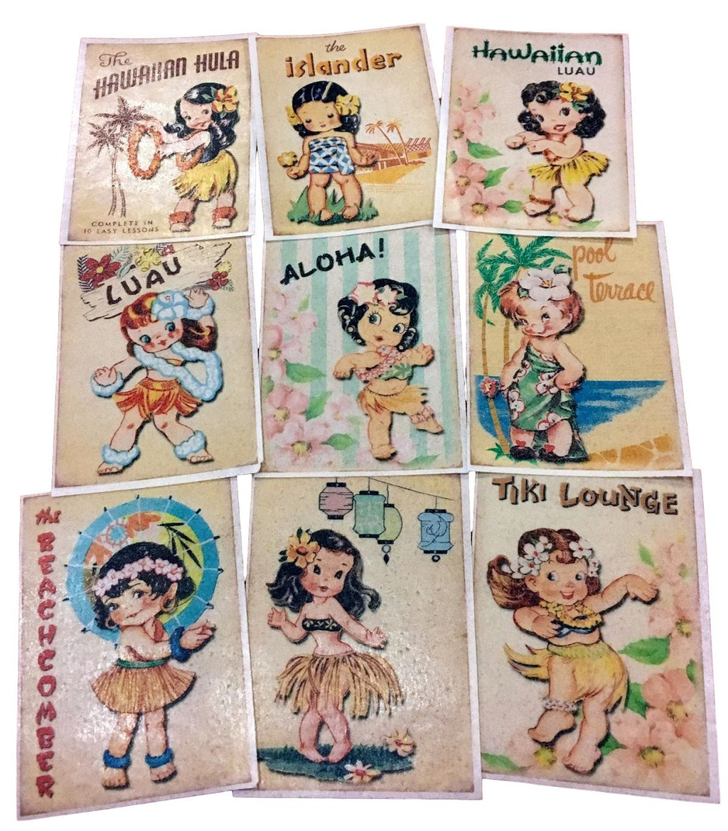 Hula Girls Edible Wafer Paper