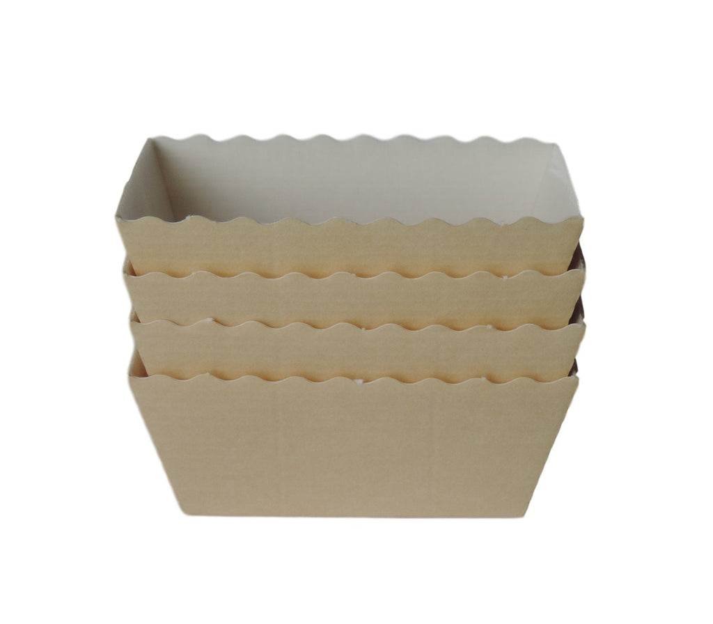 Mini Kraft Loaf Pans - Cream