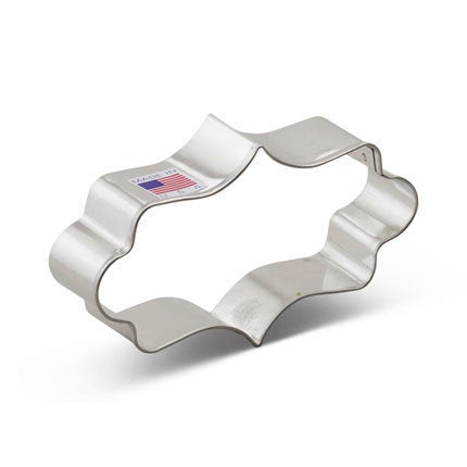 Plaque Long Fancy Cookie Cutter