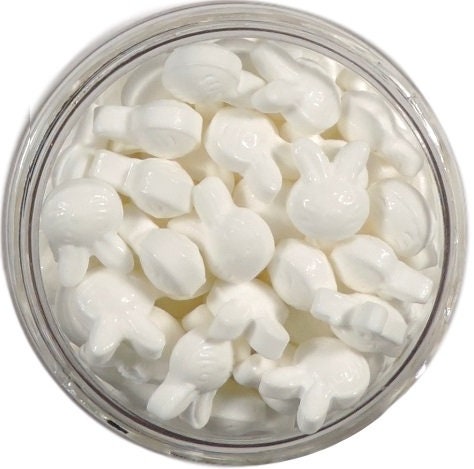 White Bunny Face Candy Sprinkles - Bulk