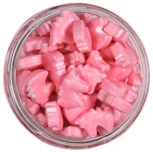 Pink Unicorn Candy Sprinkles - Bulk