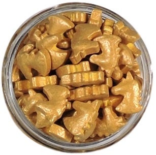 Gold Unicorn Candy Sprinkles - Bulk