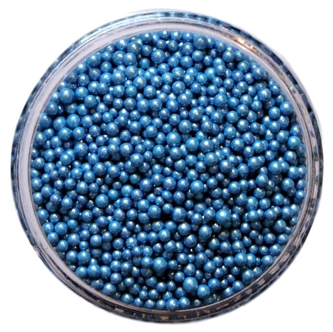 Mini Blue Pearl Beads - Bulk