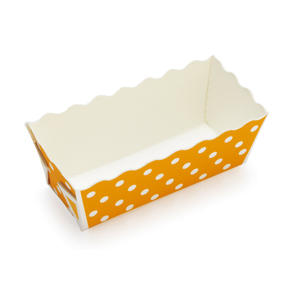 Mini Orange Dot Loaf Pans