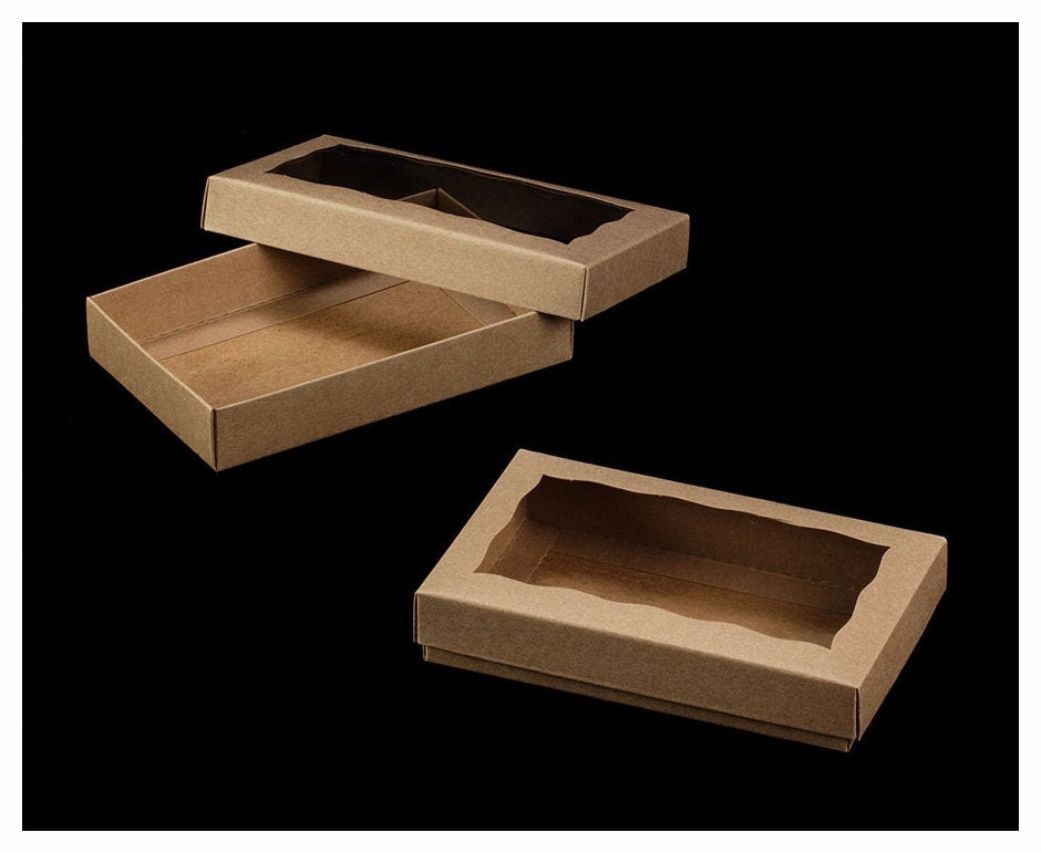 Small Kraft Brown Cookie Box