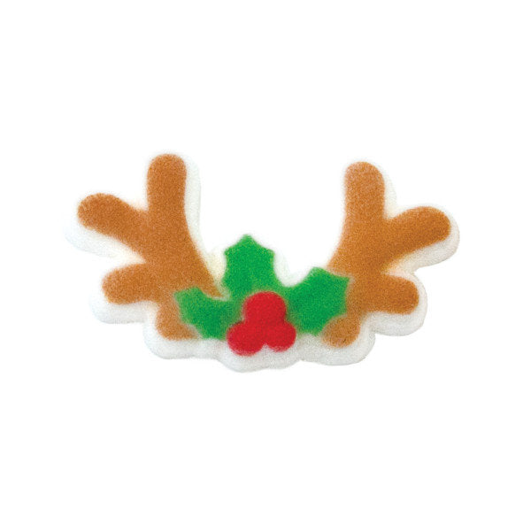 Reindeer Antlers Sugar Dec-ons