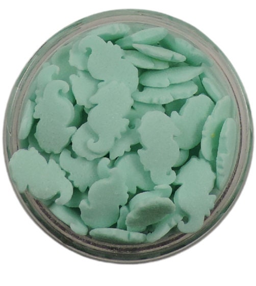 Teal Seahorse Sprinkles