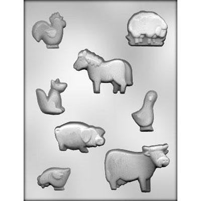 Farm Animal Assortment Chocolate Mold