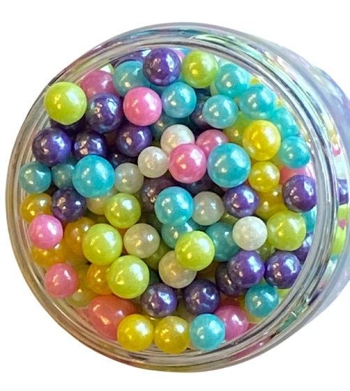 Rainbow Pearl Beads - Bulk