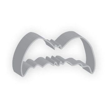 Flying Bat Cookie Cutter measures 4".