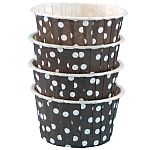 Black Polka Dot Nut Cups