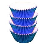 Blue Foil Baking Cups