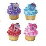 Cupcakes Foil Sticker Pics, Set of 12