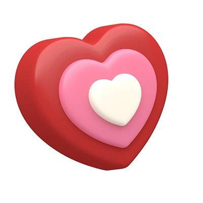 Layered Heart Oreo Cookie Mold