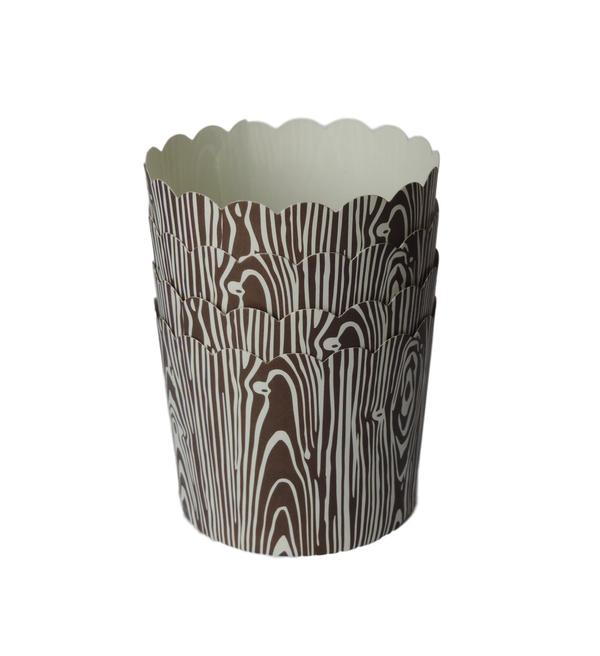 Wood Grain Baking Cups