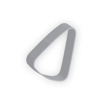 Candy Corn Cookie Cutter measures 4".